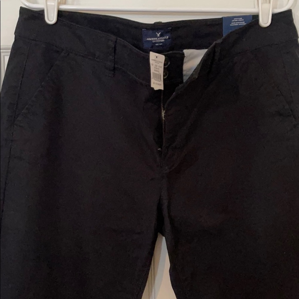 Black artist flare slacks